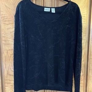 Glittery Fabric Chico’s Top